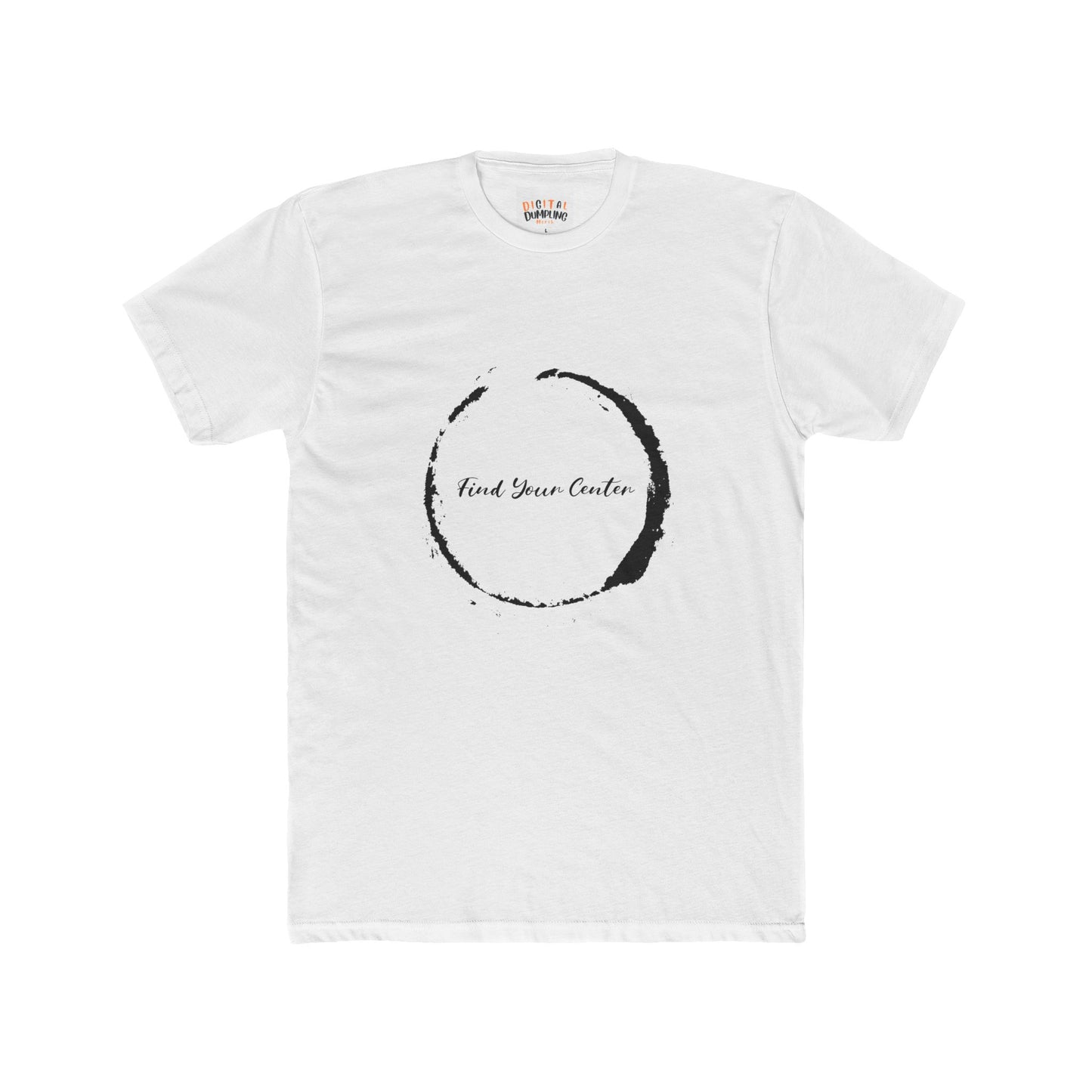 Find Your Center Unisex Adult Meditation Cotton Crew Tee