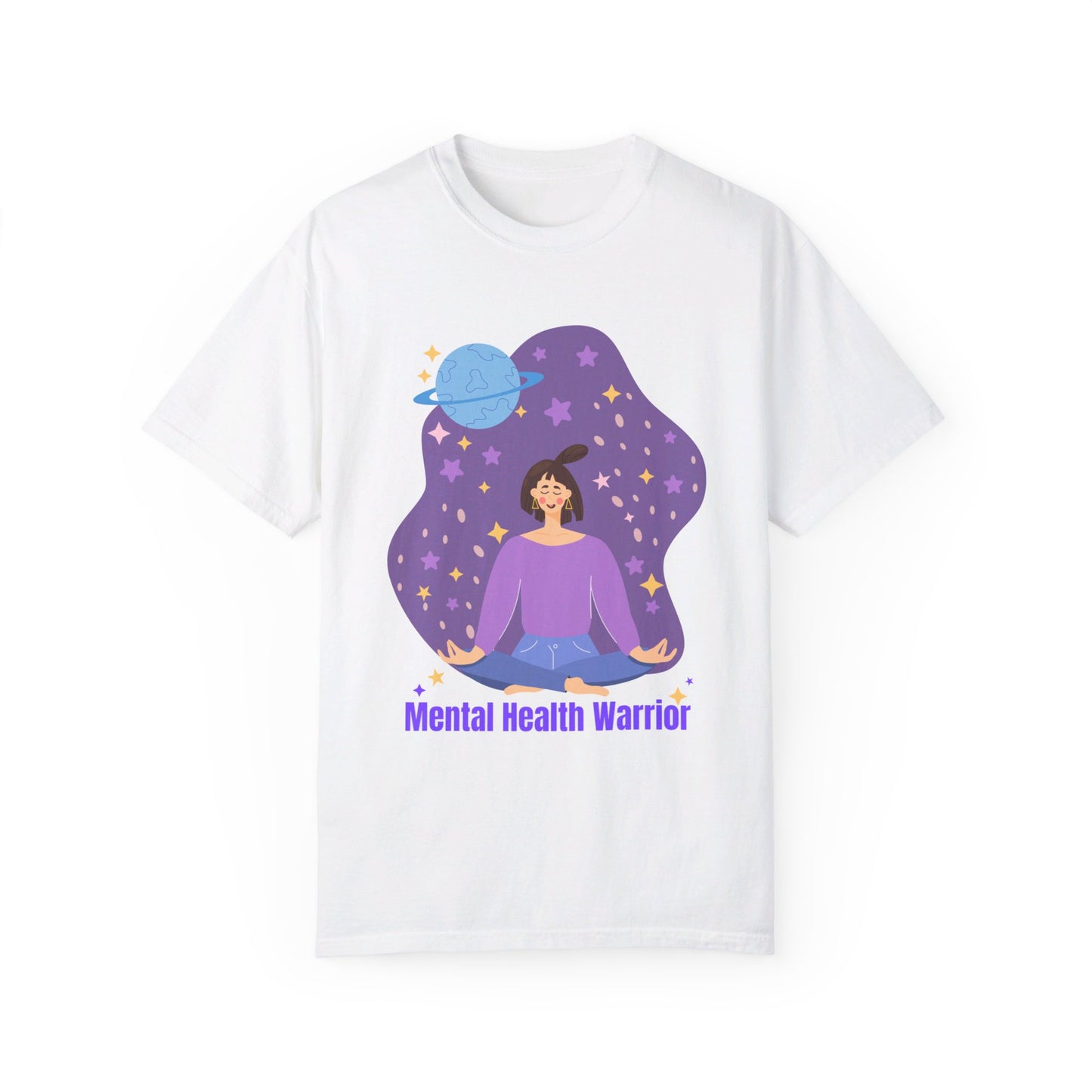 Mental Health Warrior Adult Meditation T-shirt