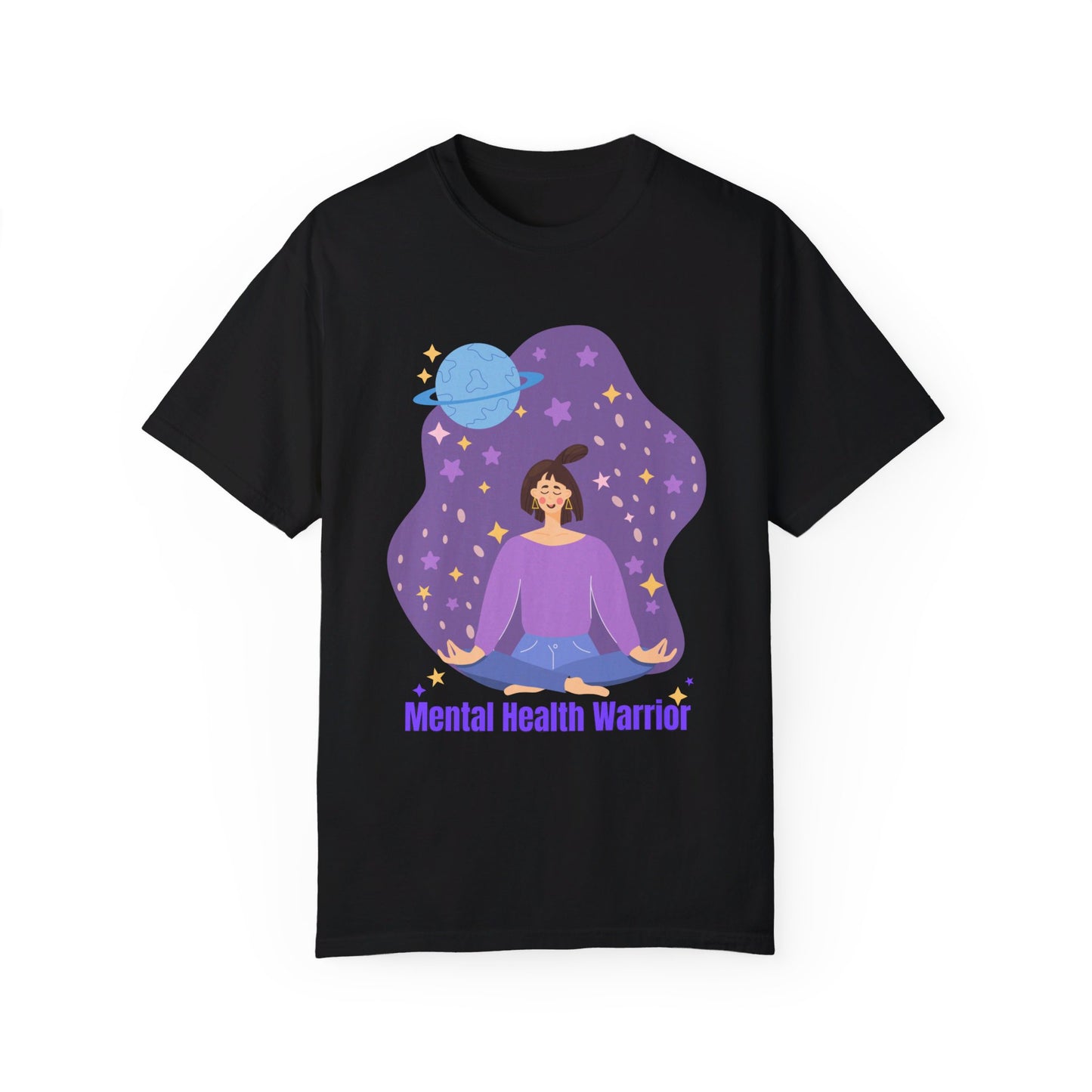 Mental Health Warrior Adult Meditation T-shirt