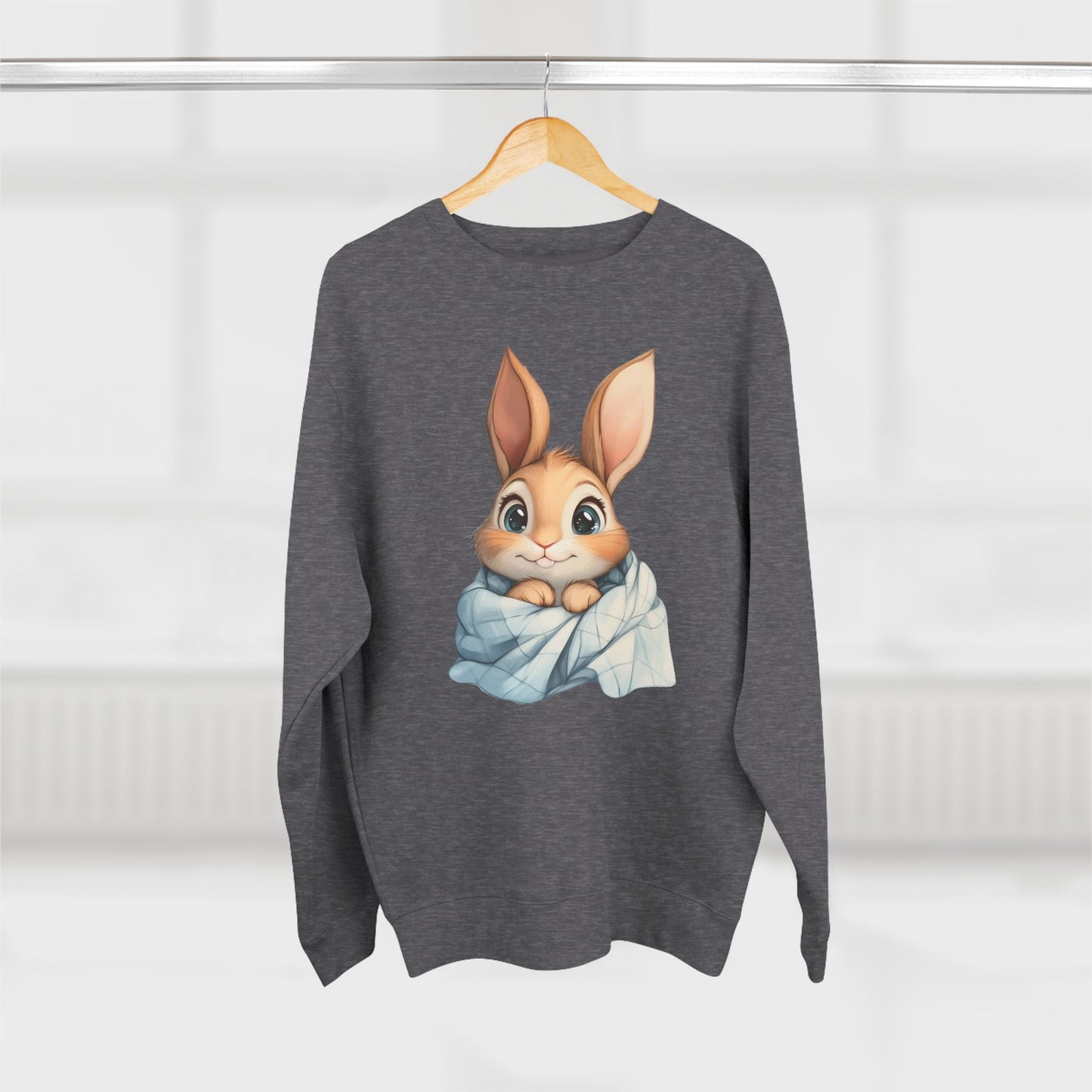 Cute Bunny Unisex Crewneck Sweatshirt