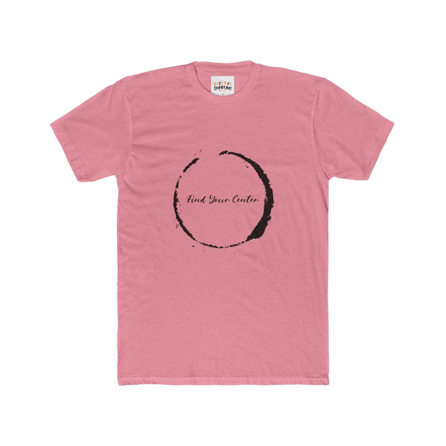 Find Your Center Unisex Adult Meditation Cotton Crew Tee