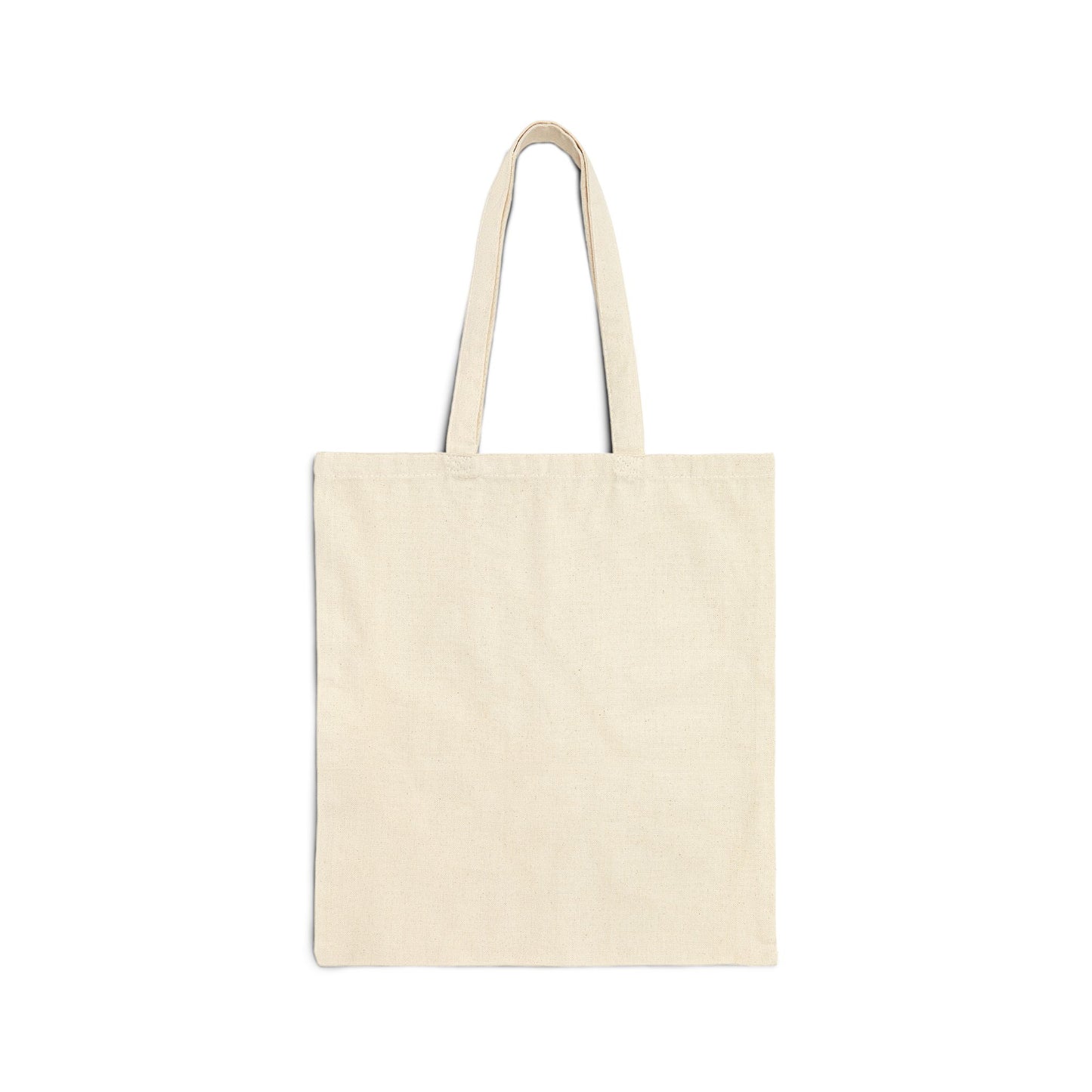 Girl with Coffee Cotton Canvas Tote Bag