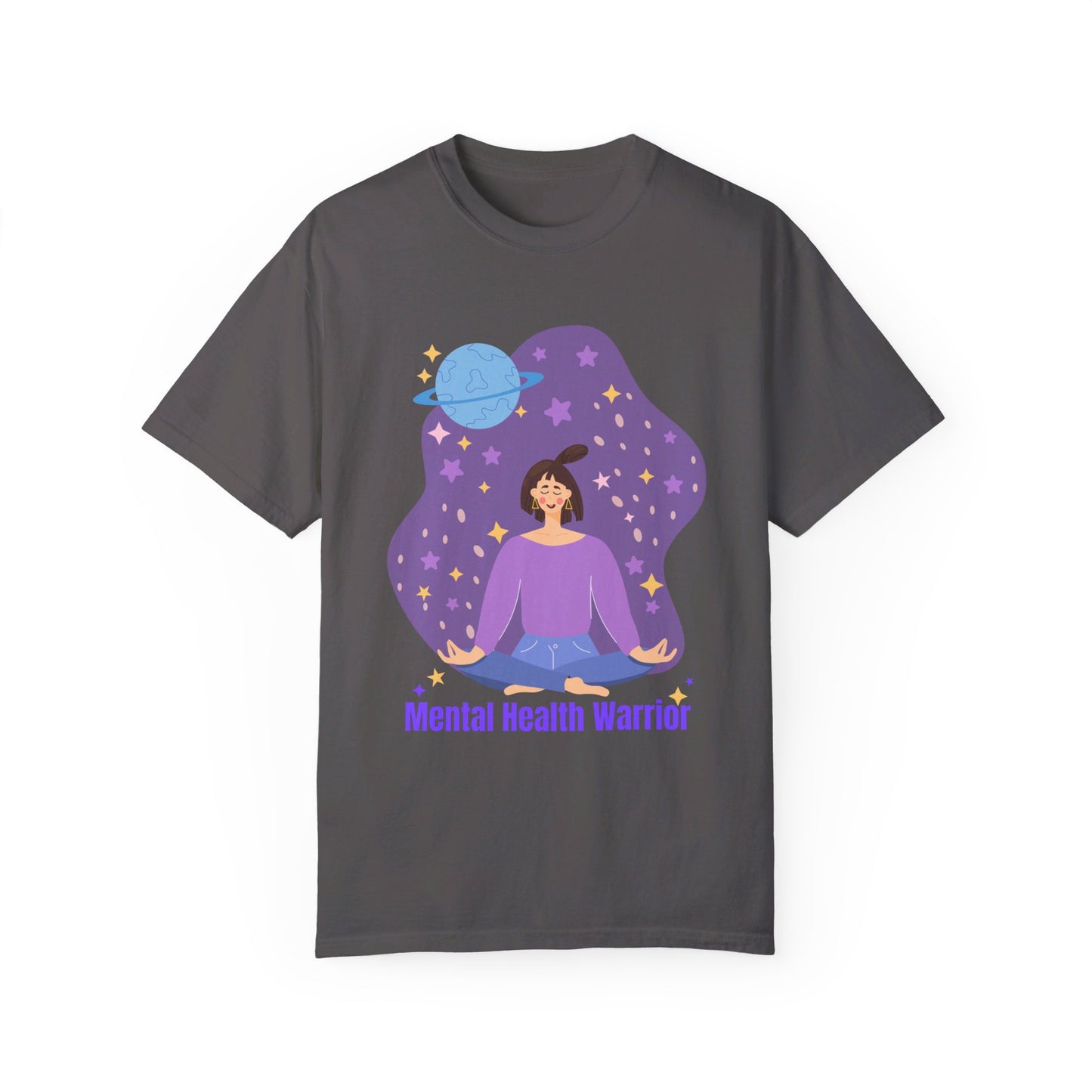 Mental Health Warrior Adult Meditation T-shirt