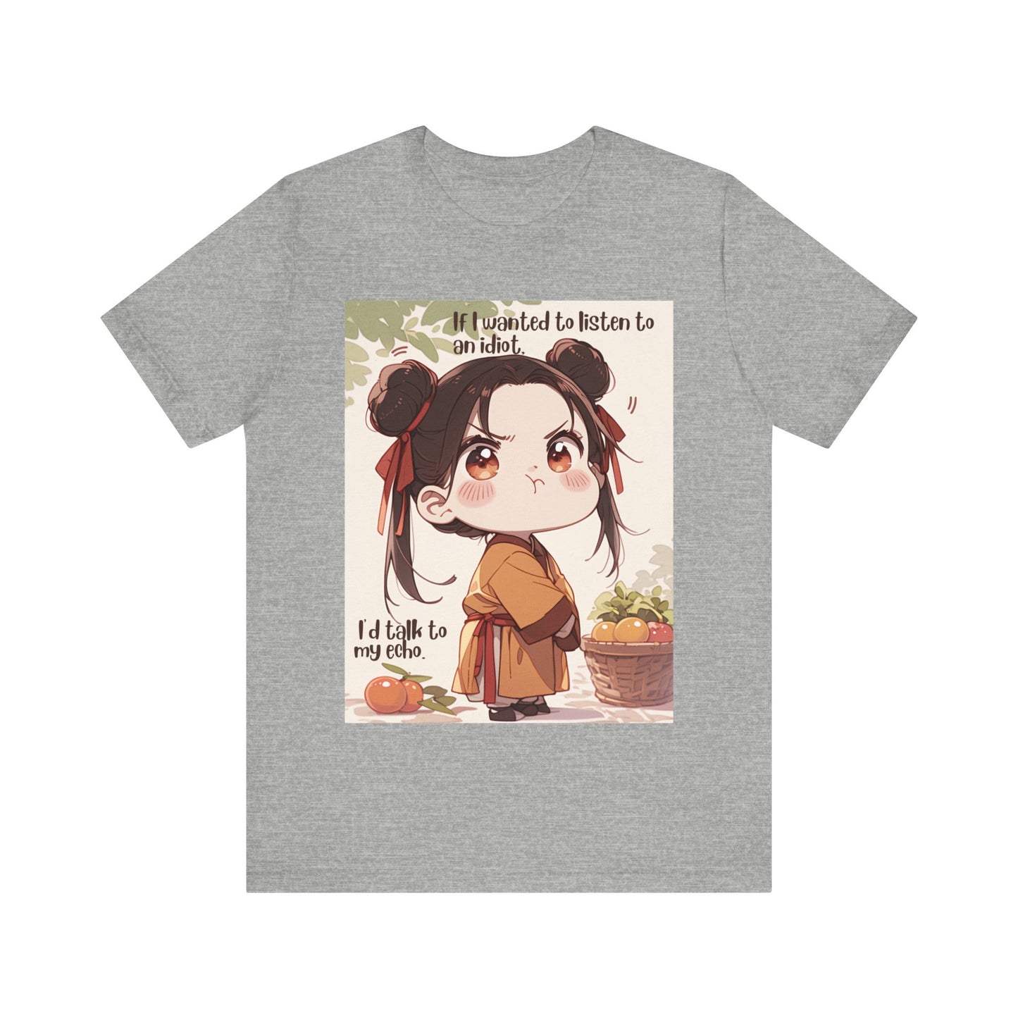 Unisex Cute Cartoon-Style Jersey Short Sleeve Tee