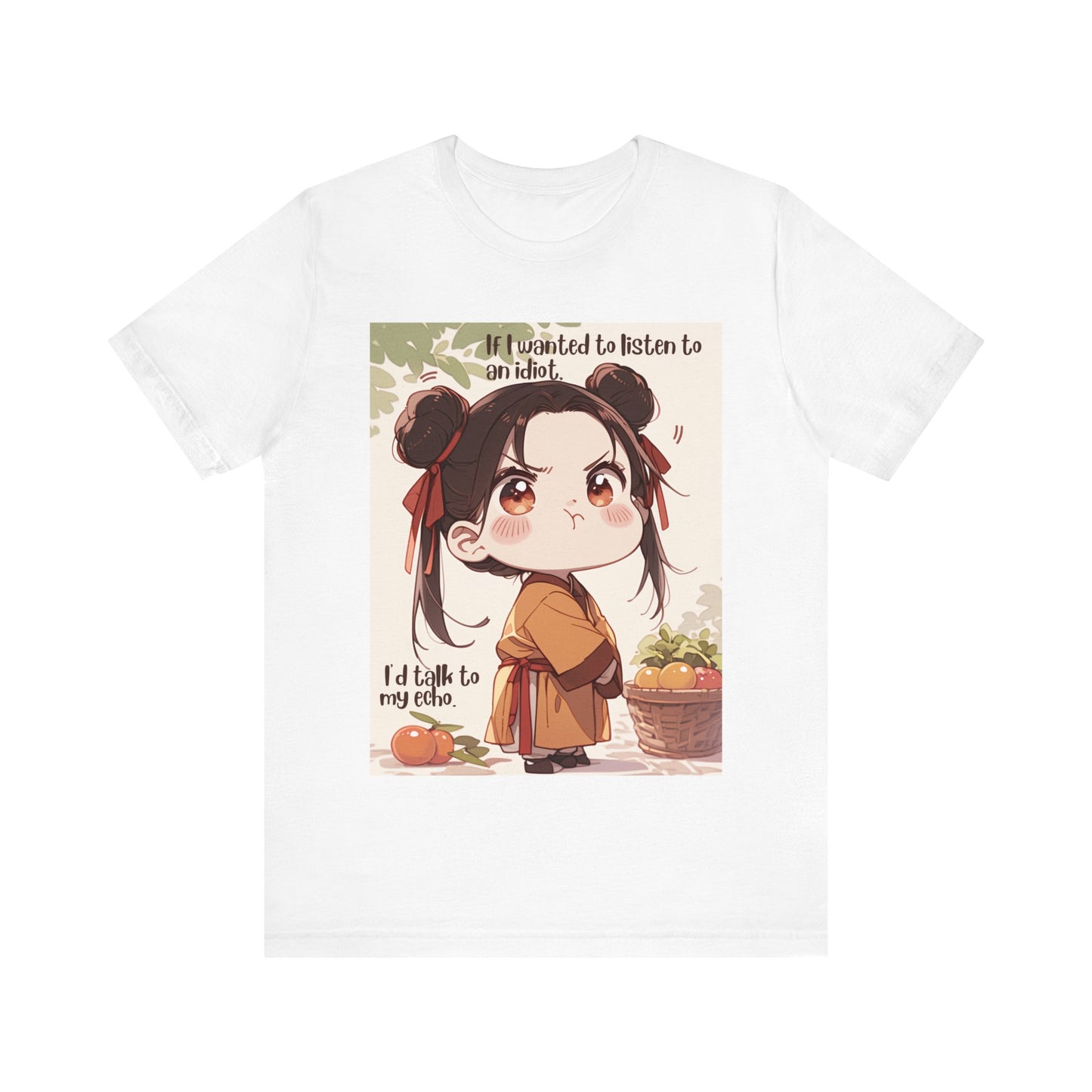 Unisex Cute Cartoon-Style Jersey Short Sleeve Tee