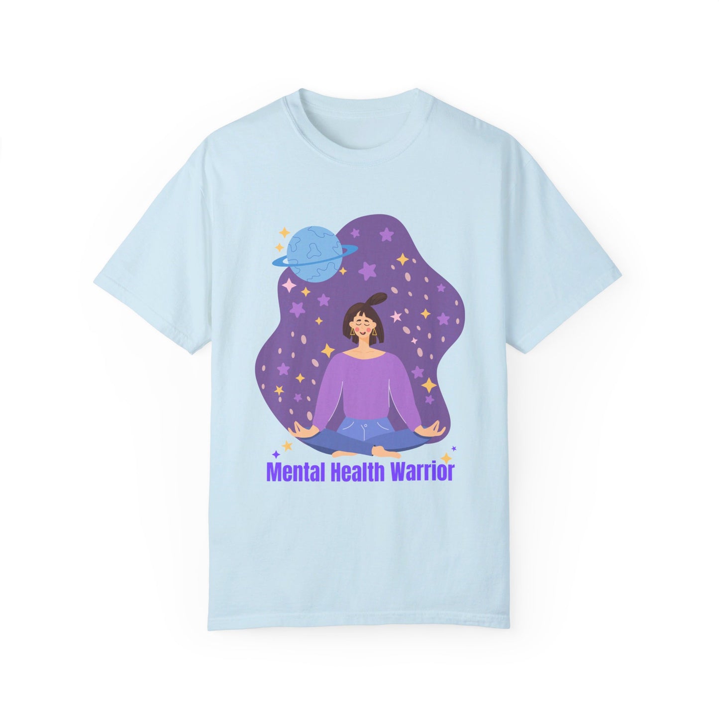 Mental Health Warrior Adult Meditation T-shirt