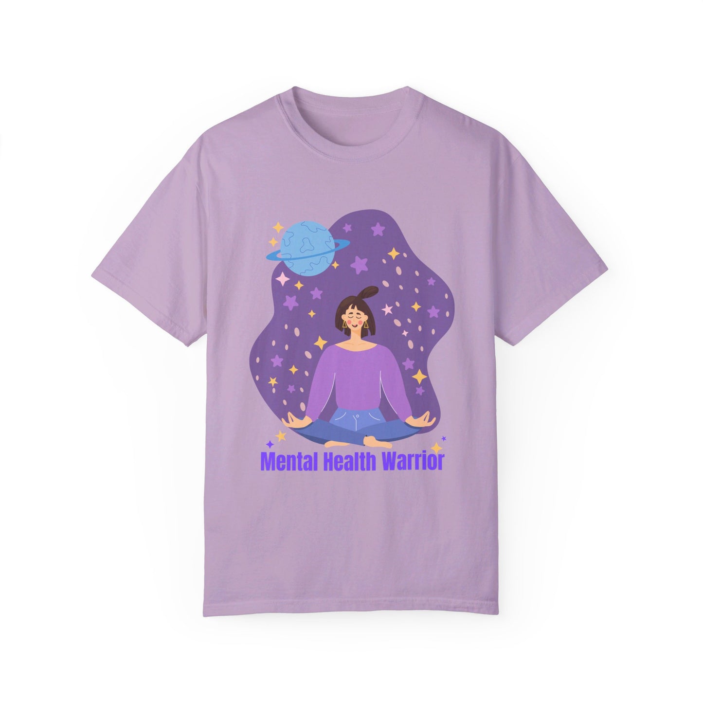 Mental Health Warrior Adult Meditation T-shirt