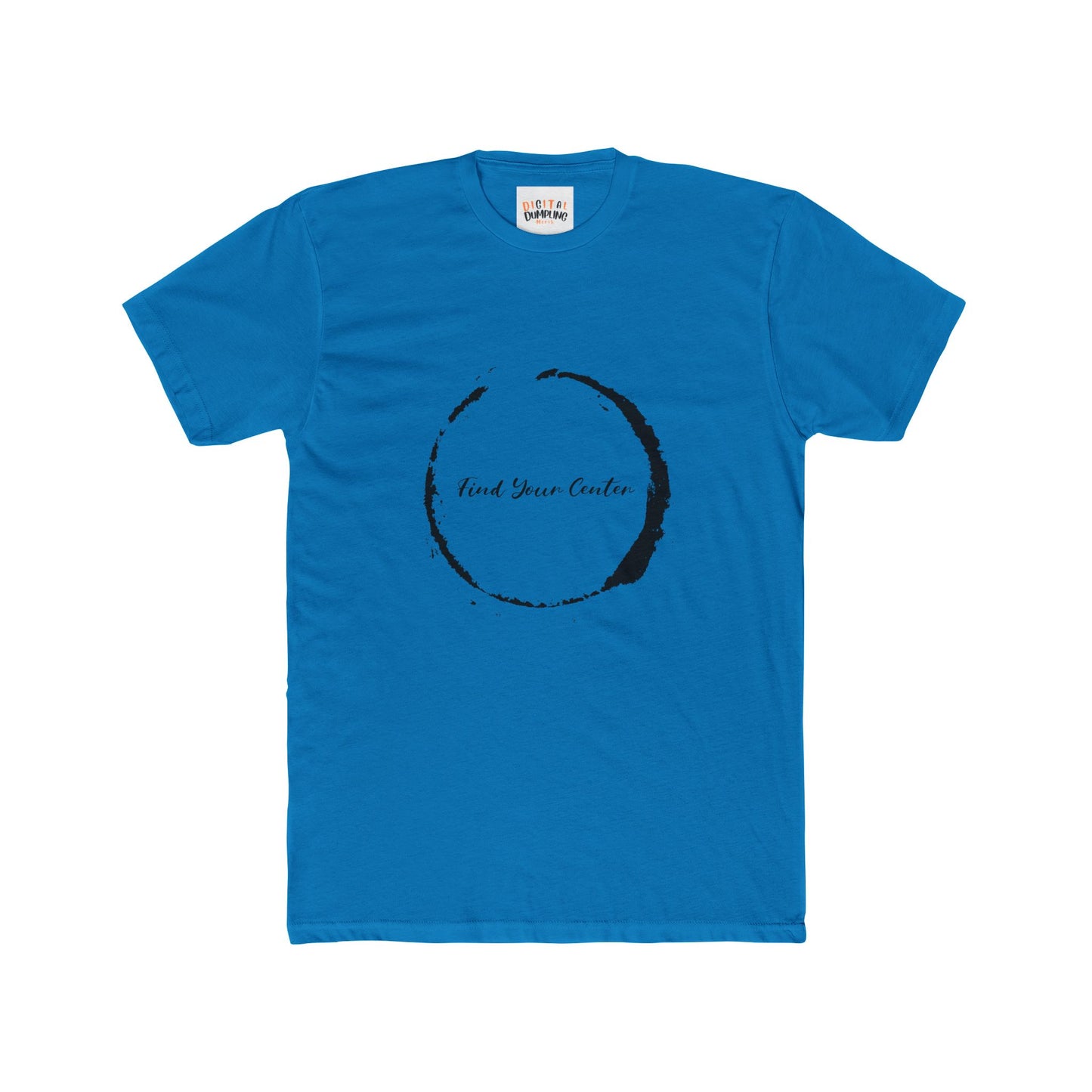 Find Your Center Unisex Adult Meditation Cotton Crew Tee