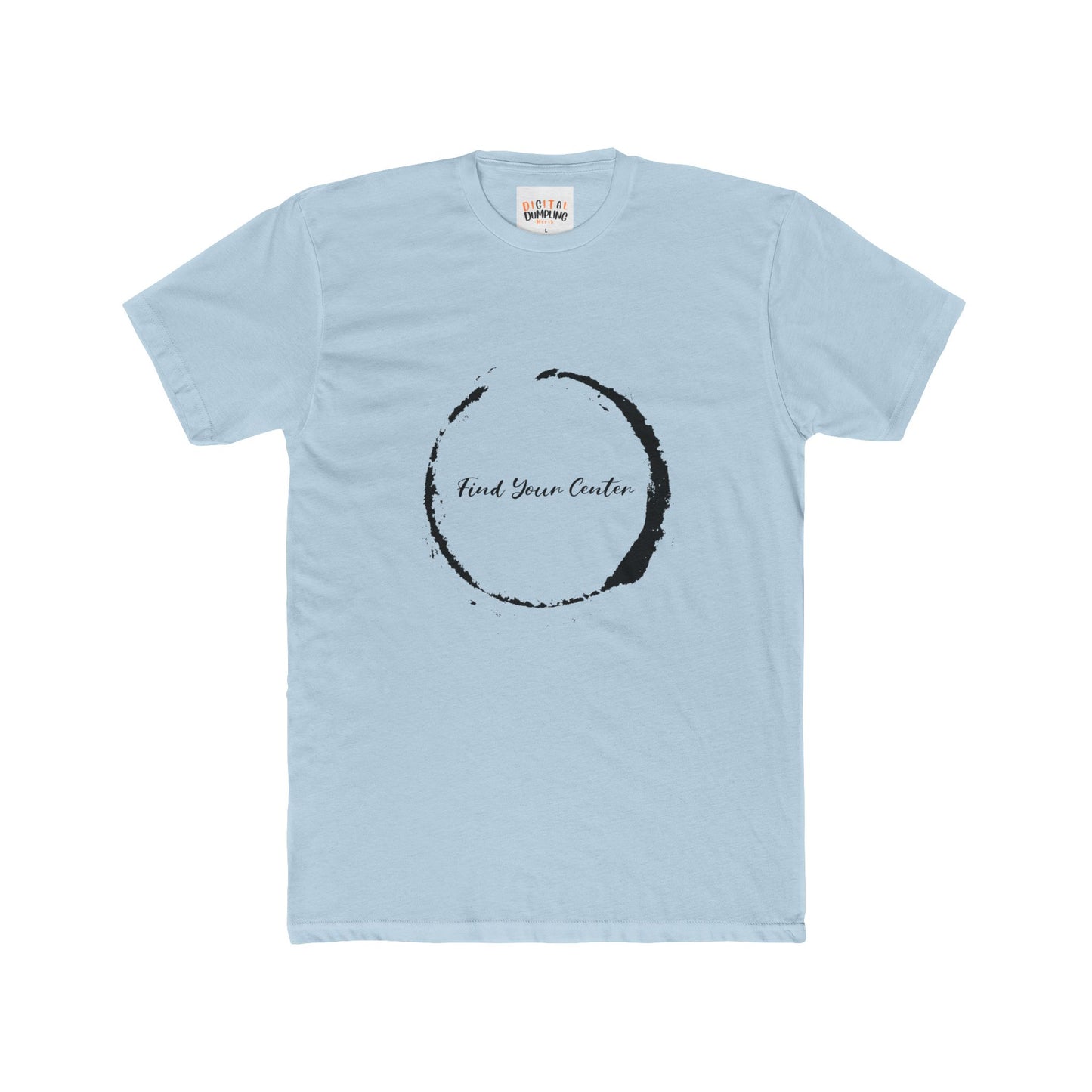 Find Your Center Unisex Adult Meditation Cotton Crew Tee
