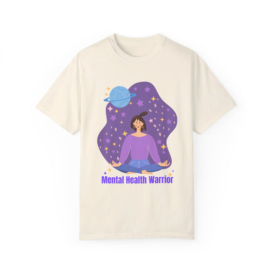 Mental Health Warrior Adult Meditation T-shirt
