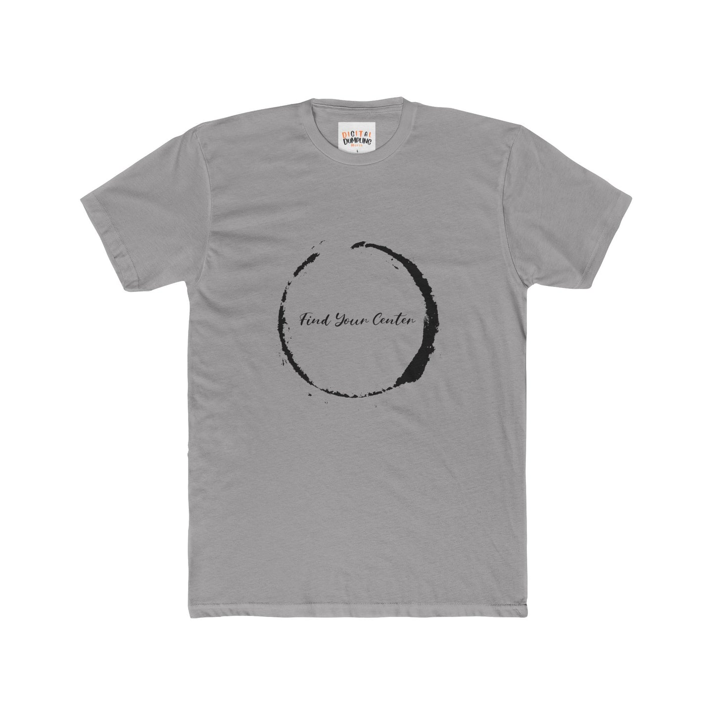 Find Your Center Unisex Adult Meditation Cotton Crew Tee