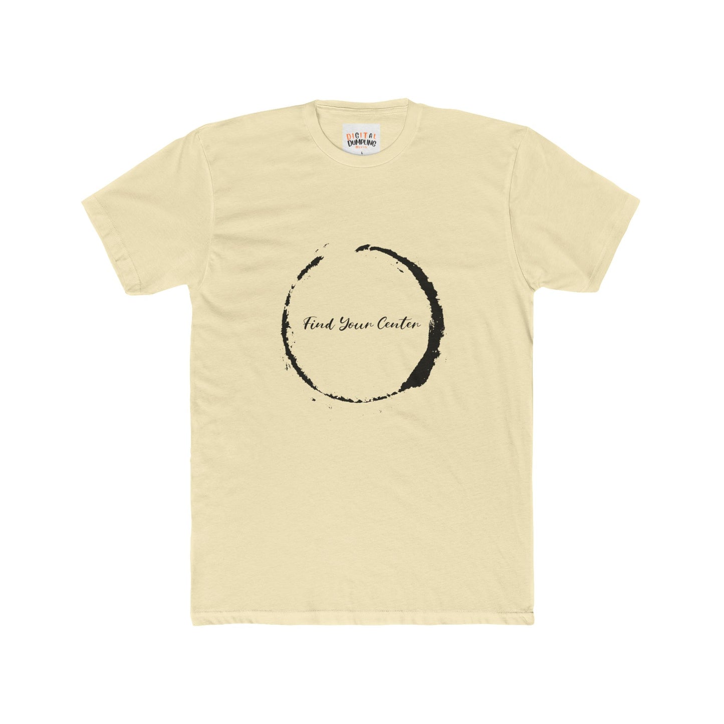 Find Your Center Unisex Adult Meditation Cotton Crew Tee
