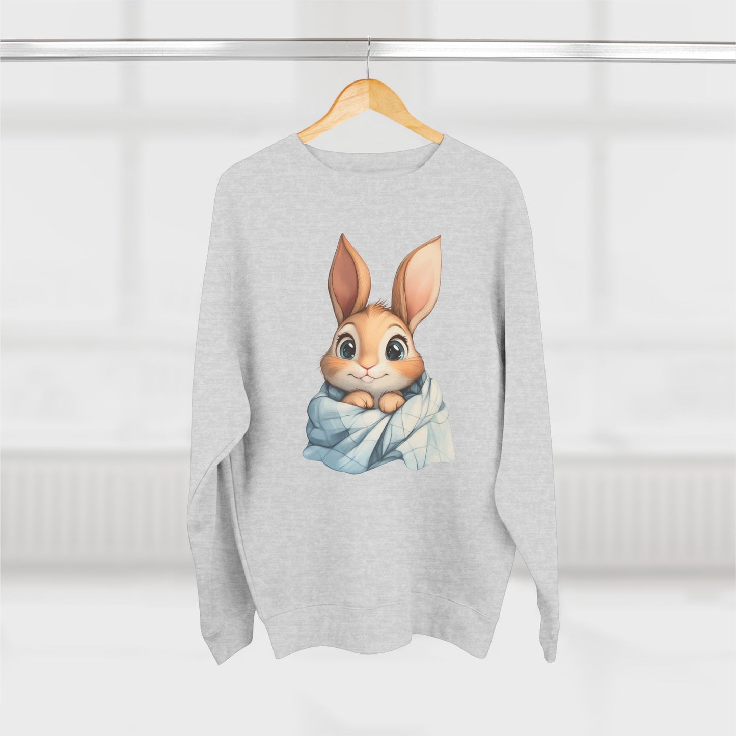 Cute Bunny Unisex Crewneck Sweatshirt