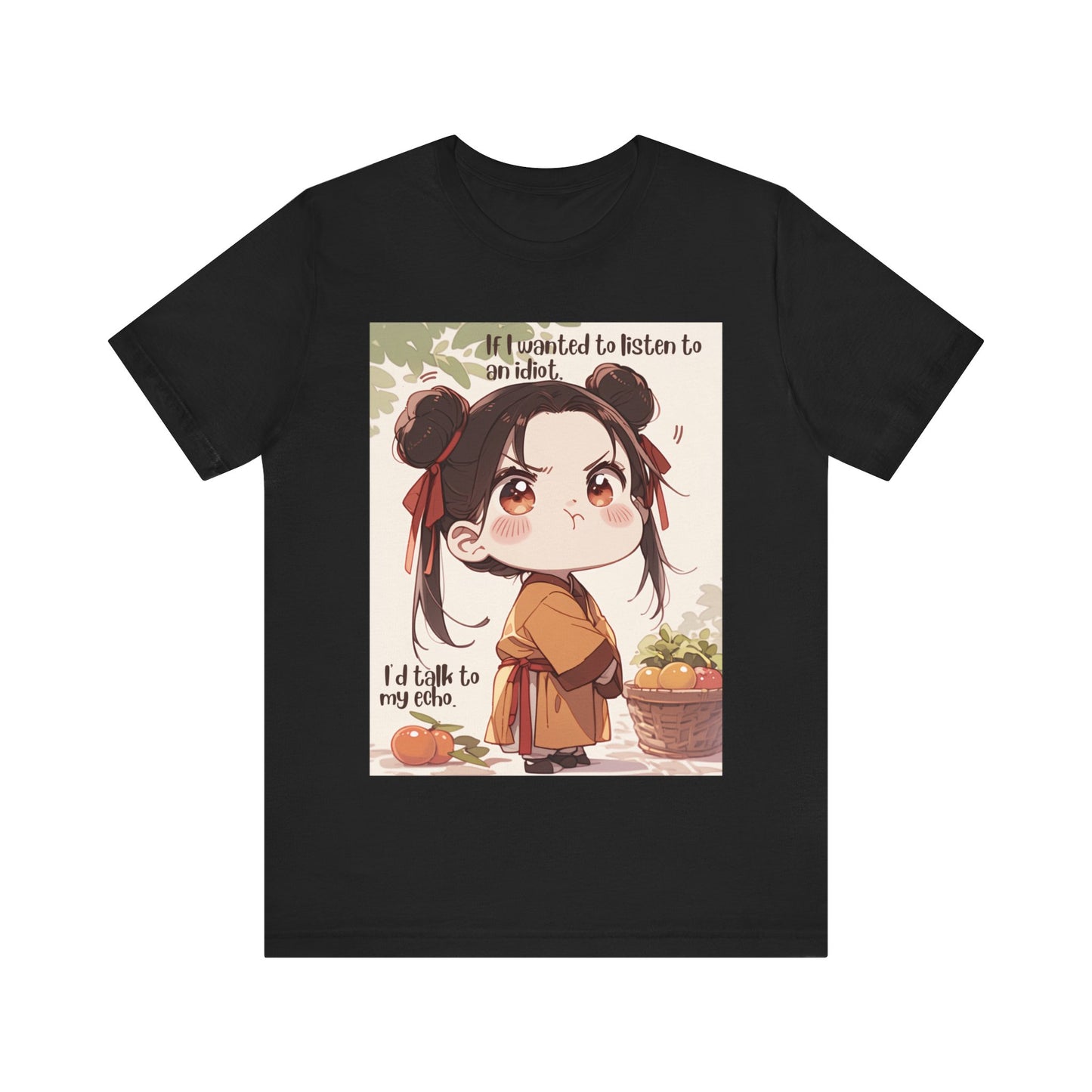 Unisex Cute Cartoon-Style Jersey Short Sleeve Tee