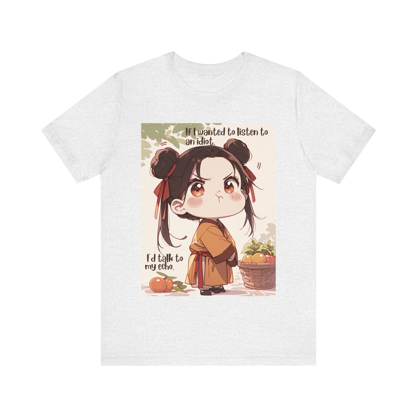 Unisex Cute Cartoon-Style Jersey Short Sleeve Tee