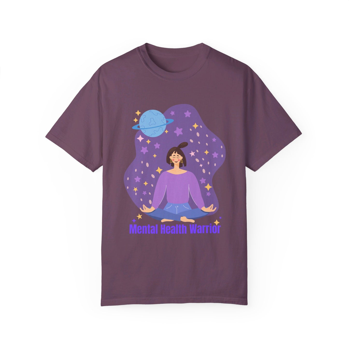 Mental Health Warrior Adult Meditation T-shirt