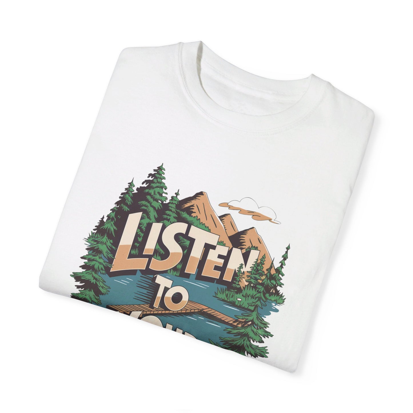 Listen to Your Heart Adult Meditation T-shirt