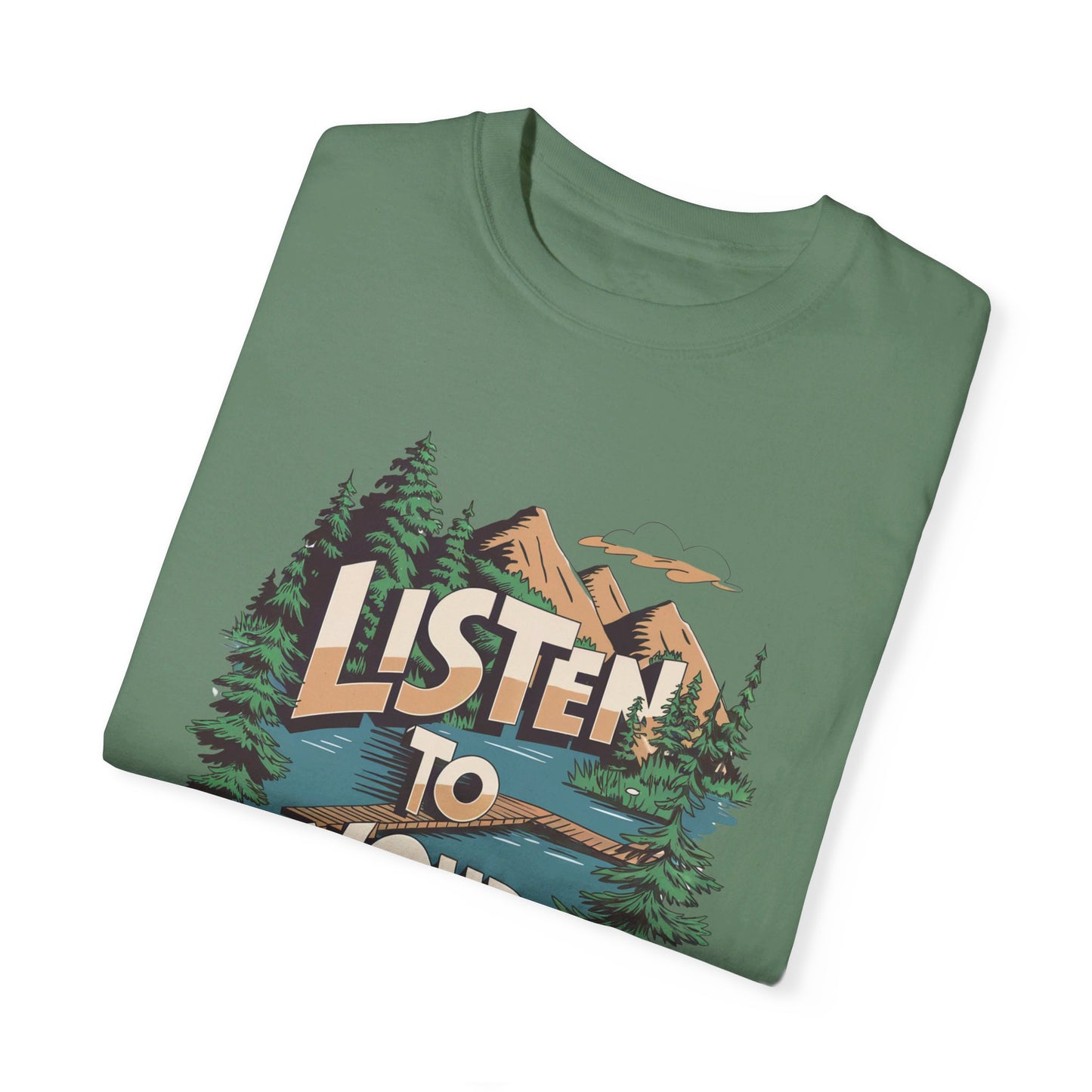 Listen to Your Heart Adult Meditation T-shirt