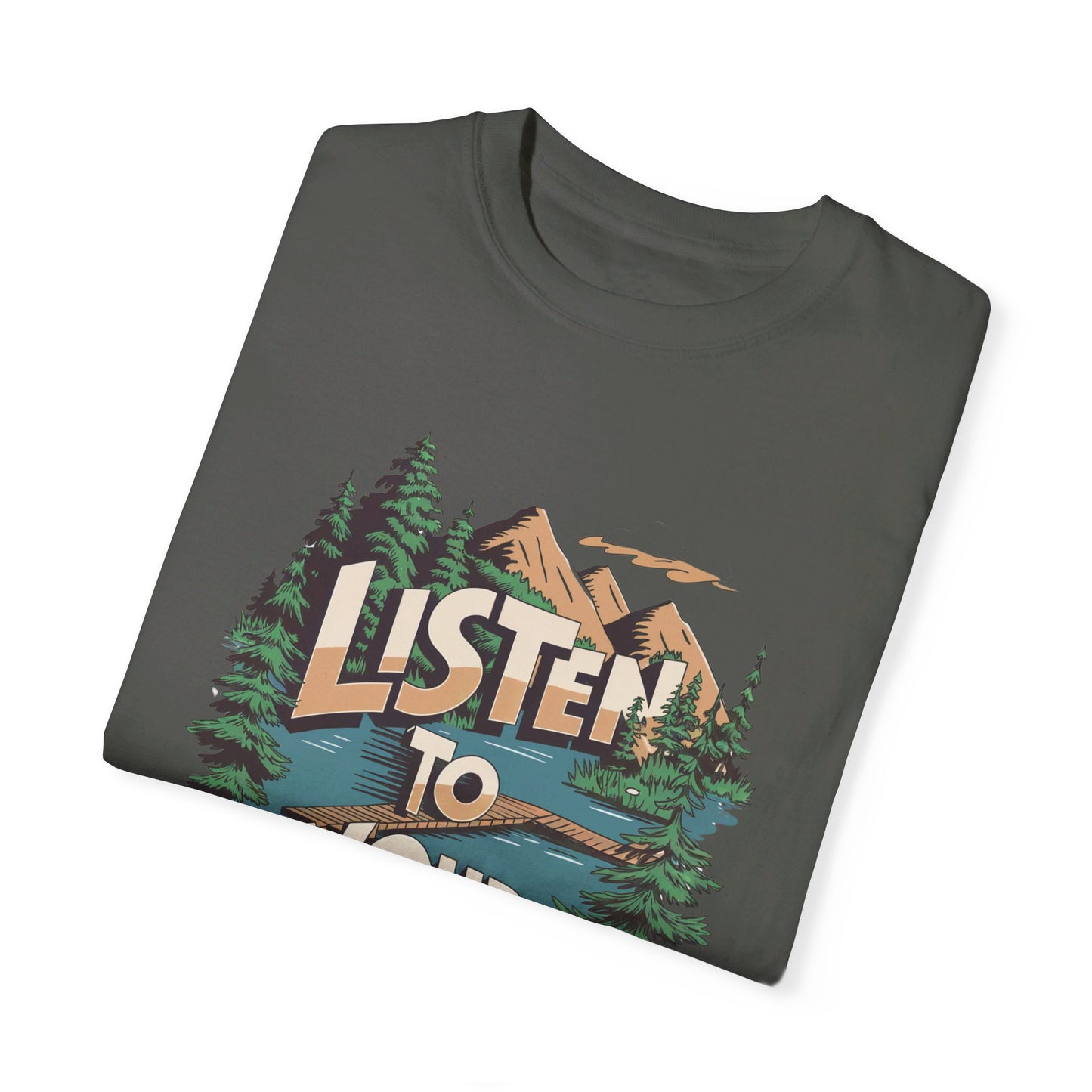 Listen to Your Heart Adult Meditation T-shirt