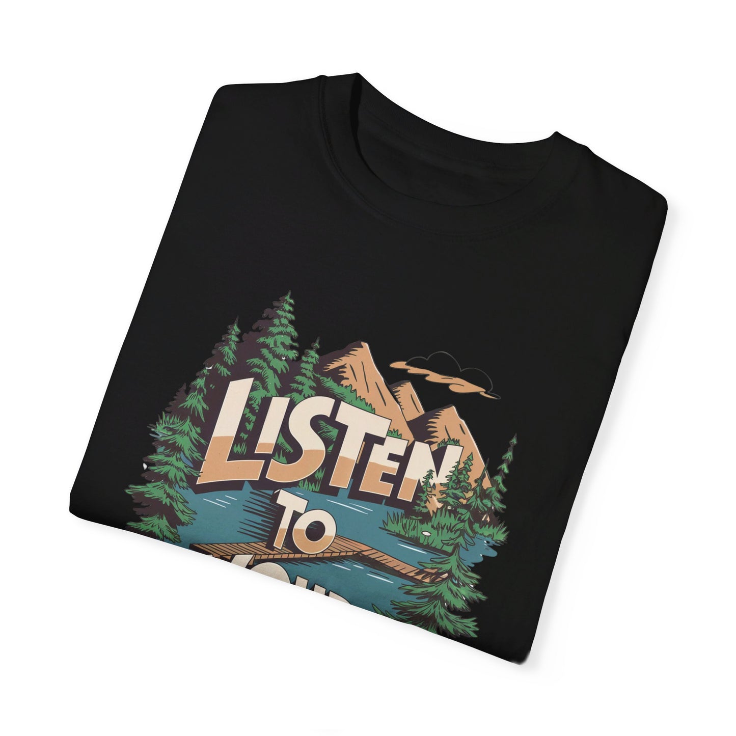 Listen to Your Heart Adult Meditation T-shirt