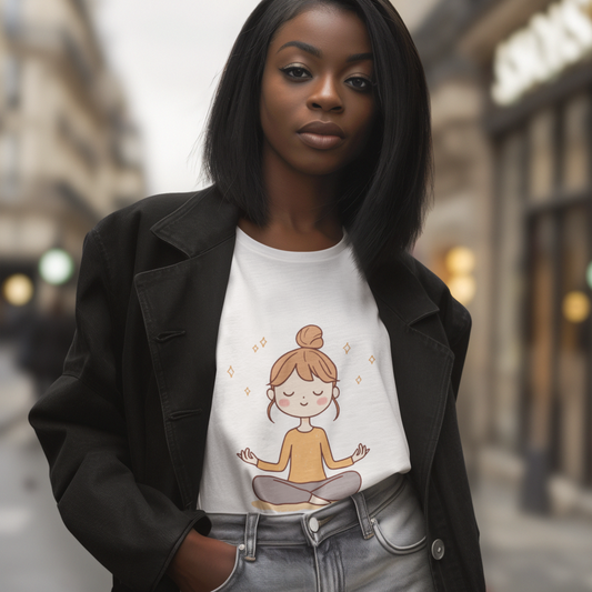 Meditation Cartoon Tee